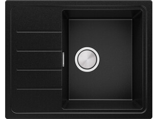 Granit diskbänk Svart Kopenhaga Compact