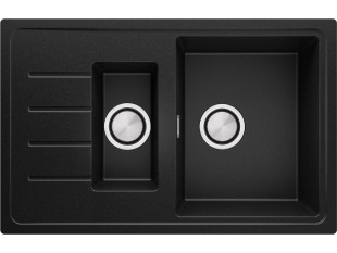 Granit diskbänk Köpenhaga 780 Smart Duo